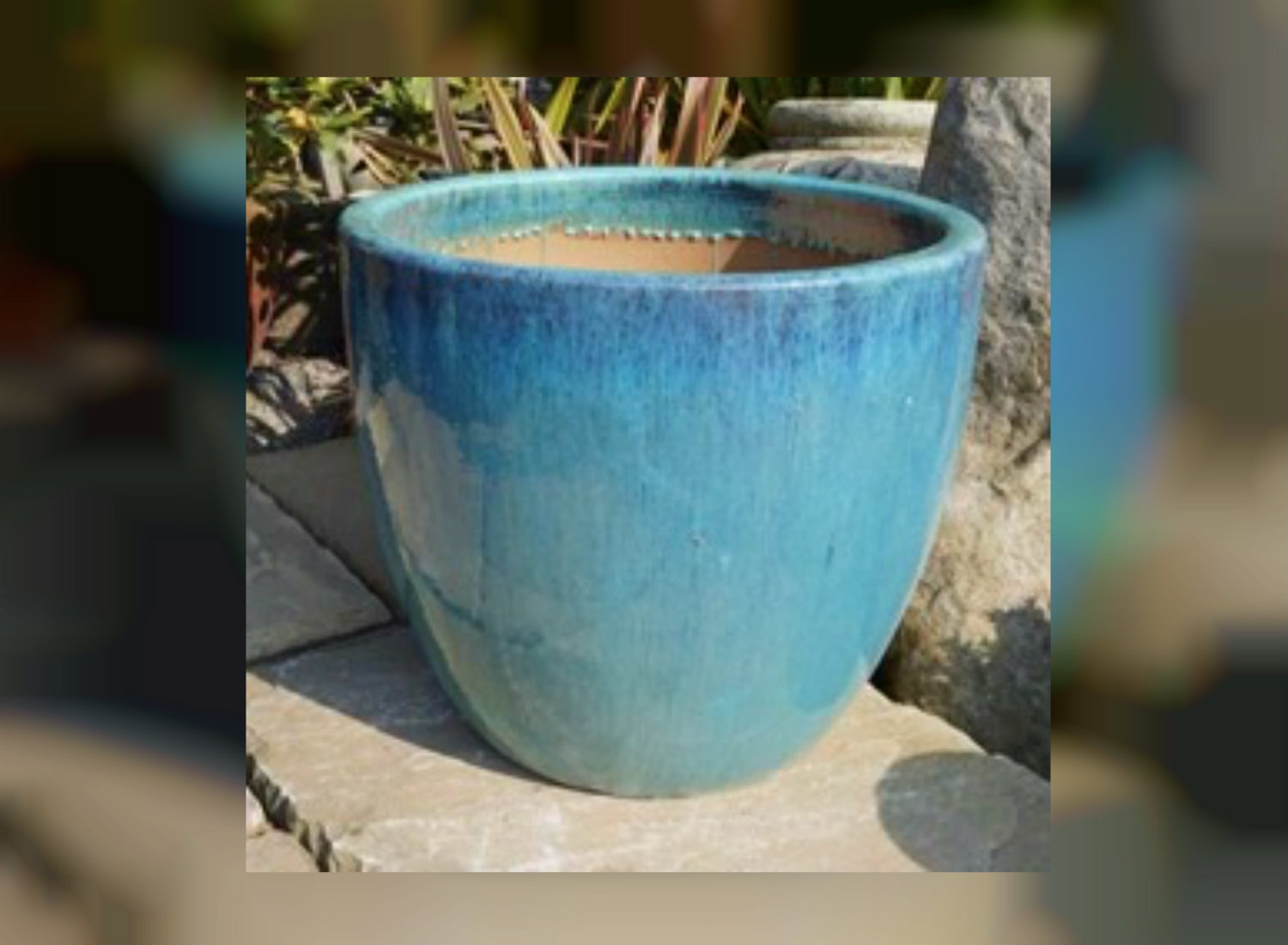 Customized view of Blue Ceramic Pots from Green Decor